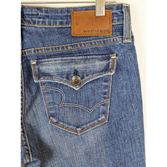 Big Star Denim Jeans Remy Bootcut Low Rise Western Y2K Boho Blue Size 28 - Picture 6 of 13